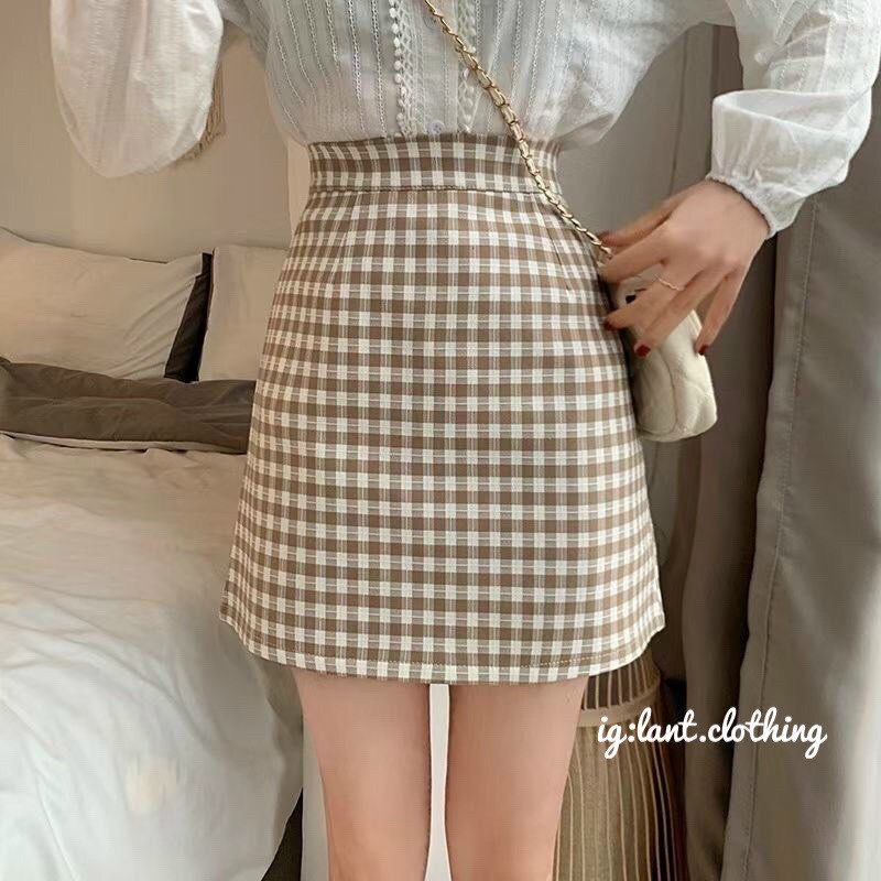 chân váy chữ a caro nhí 258 | BigBuy360 - bigbuy360.vn