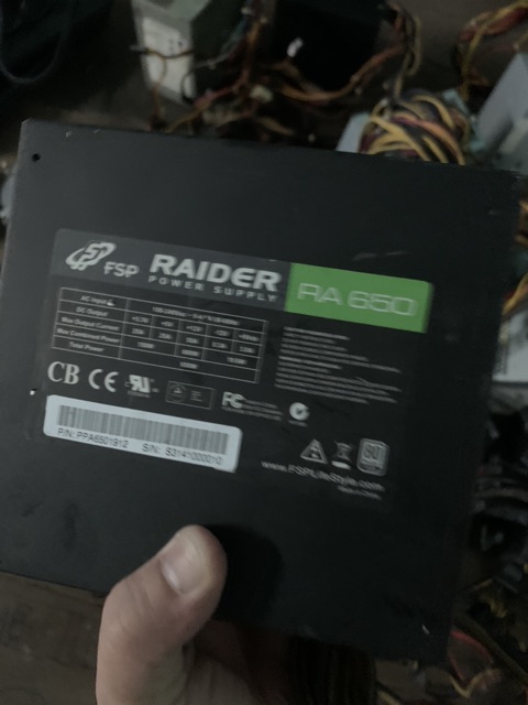 Nguồn FSP RAIDER 650W POWER SUPPLY chính hãng