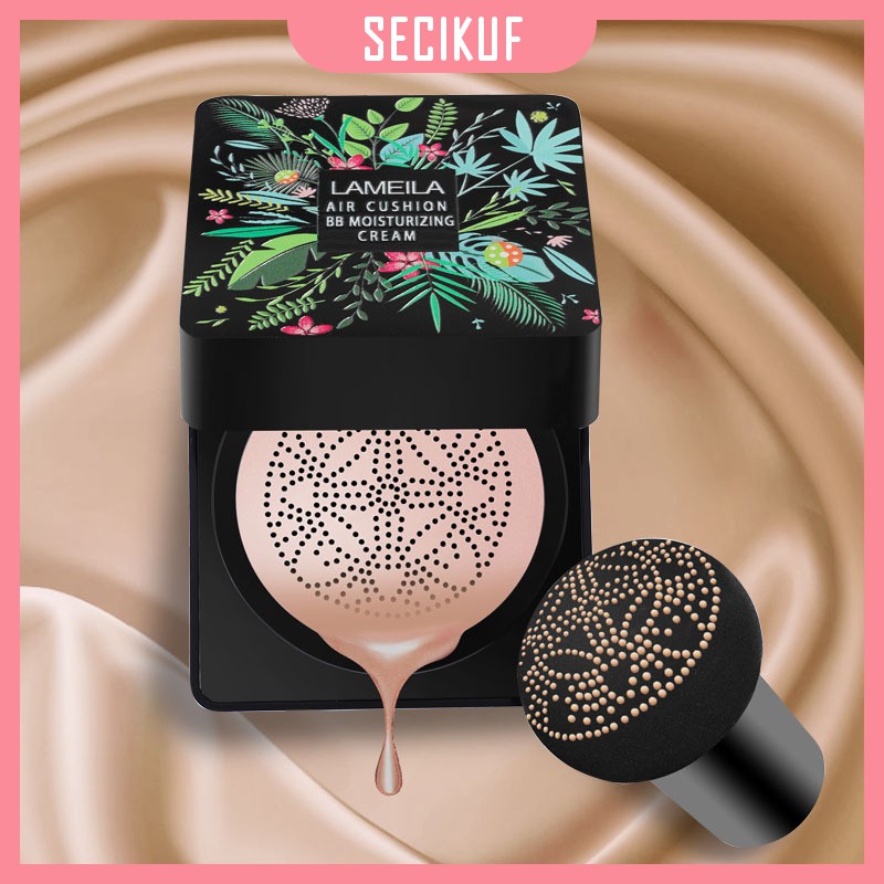 (Hàng Mới Về) Kem Bb Air Cushion Che Khuyết Điểm Chống Thấm Nước Kèm Cọ Đầu Nấm | BigBuy360 - bigbuy360.vn