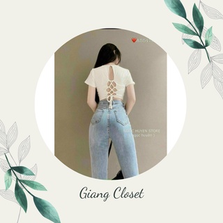 Áo kiểu nữ đan chéo lưng sexy quyến rũ