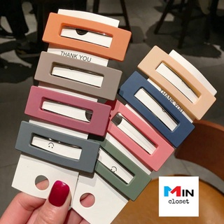 💖 Kẹp tóc vuông nhiều màu ngọt ngào cho nữ - Mincloset💖