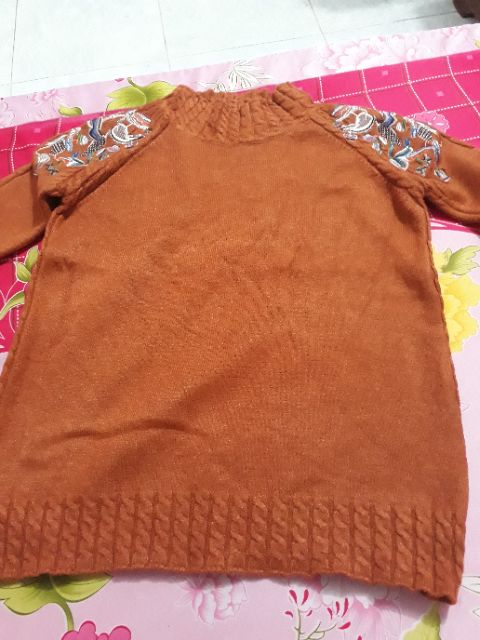 Áo len nữ thêu hoa(có ảnh thật) | BigBuy360 - bigbuy360.vn