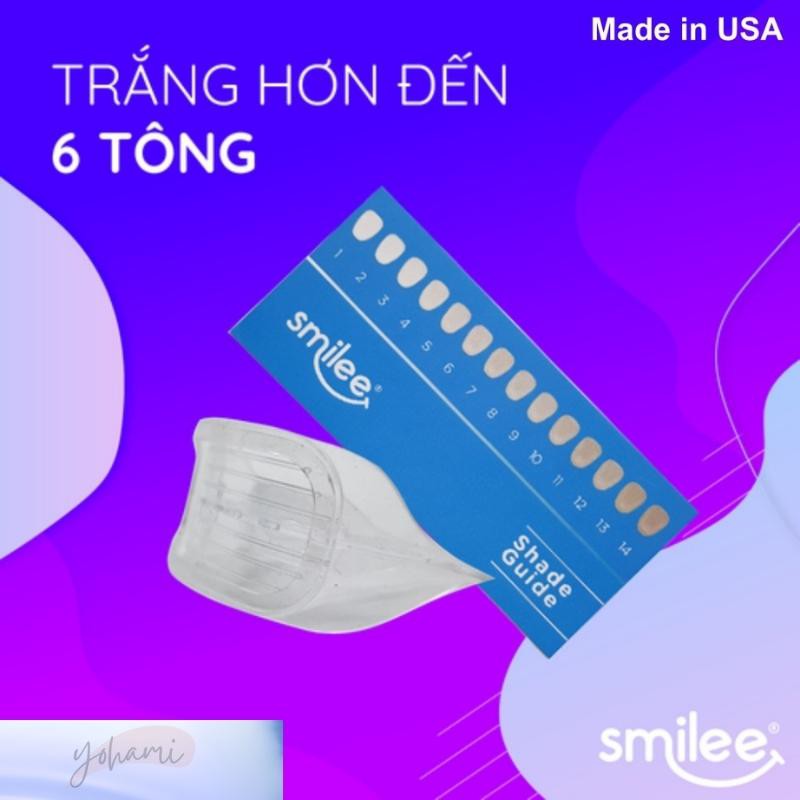 Bộ Kit Làm Trắng Răng Smilee TR101 Máy Tẩy Trắng Răng Nhập Khẩu USA ISO 22716 - 2007 Bật Tông Sau 7 Ngày