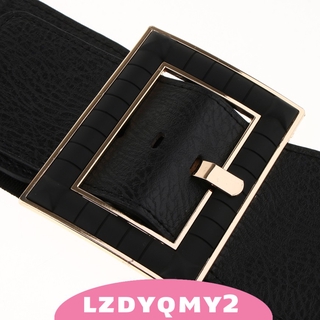 Thắt lưng rộng co giãn bằng da PU dành cho nữ Curiosity Thắt lưng