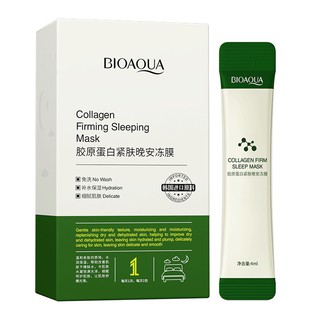 Mặt Nạ Ngủ Thạch  BioAqua Nâng Cơ, Căng Bóng, Bổ Sung Collagen Cấp Nước Dưỡng Ẩm 4ml *20 Gói