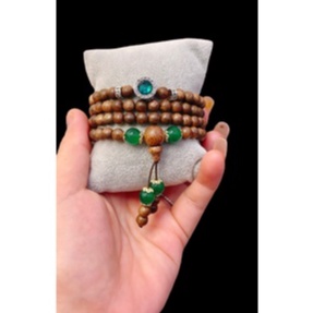 Vòng Tay Trầm Hương 108 Hạt Mix Char pandora