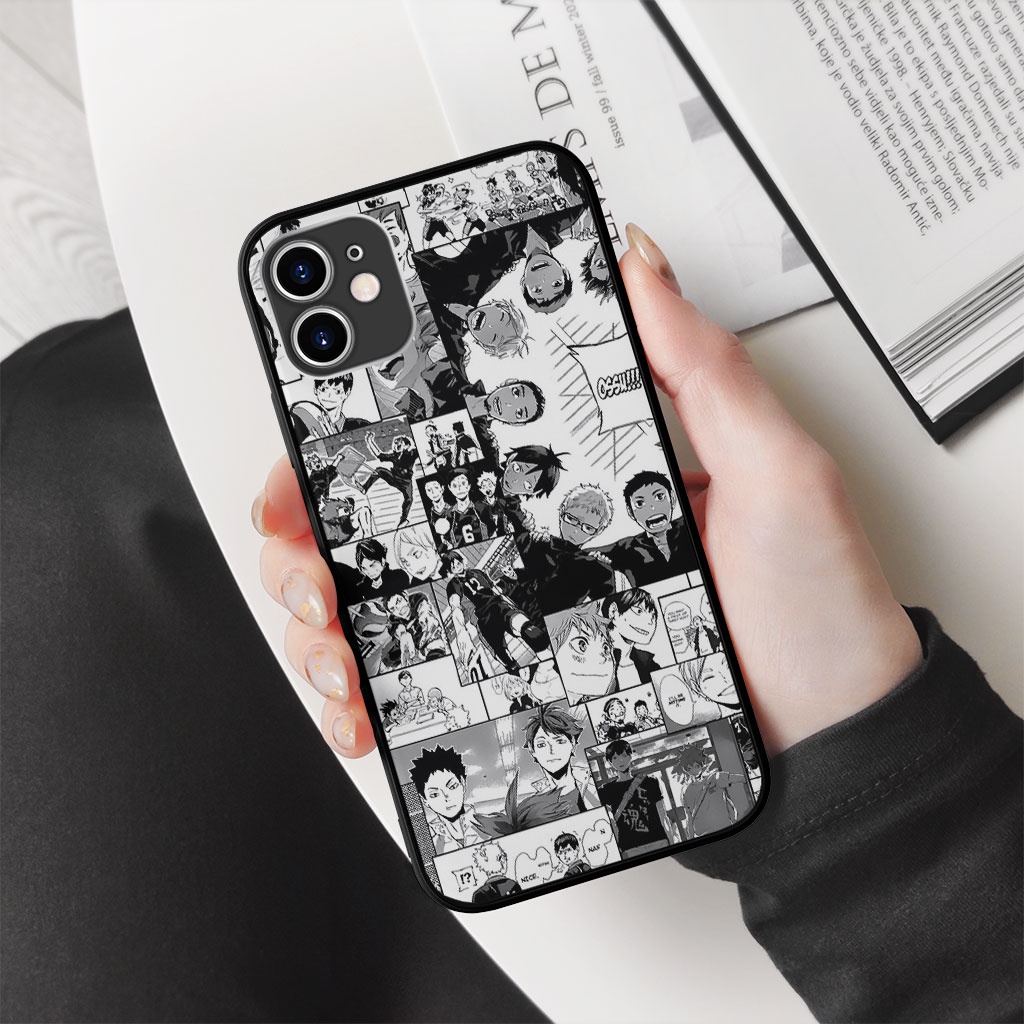Ốp Lưng Haikyuu karasuno collage  truyện tranh cho Iphone 5 6 7 8 Plus 11 12 Pro Max X Xr PAP20210994