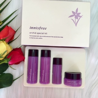 Bộ dưỡng da phong lan tím innisfree 5 sản phẩm