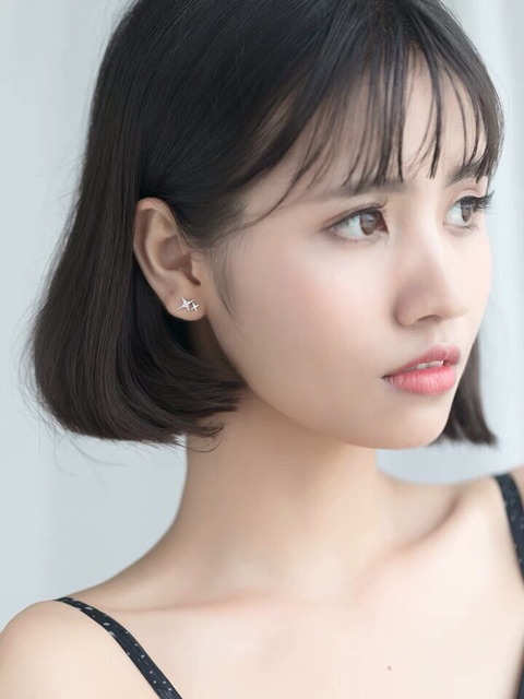 Khuyên tai nụ sao băng huyền bí bạc ta