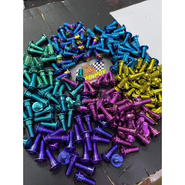 Ốc titan gr5 8li23 có gờ bắt đĩa zin honda yamaha ex exciter 150 winner x sonic future