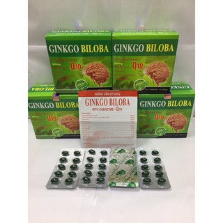 Ginkgo biloba 360 mg with coenzyme q10 hộp 100v