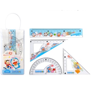 Bộ Thước Kẻ Êke Doraemon điểm 10 TP-SR09/DO combo 4 cây
