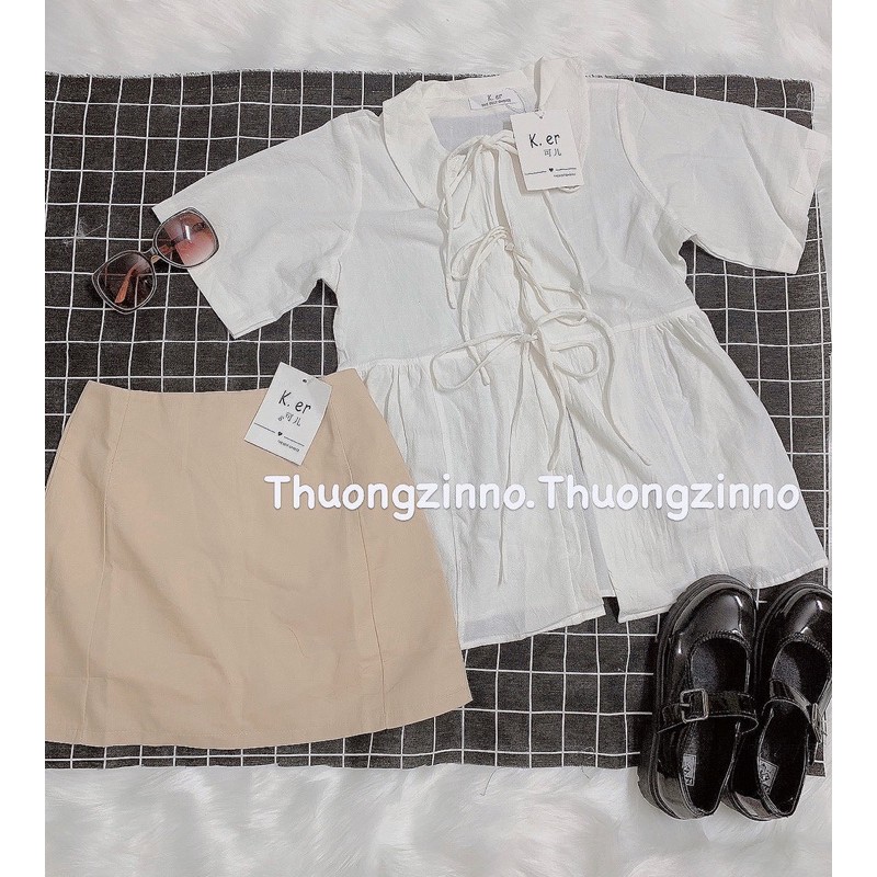 [Ảnh thật/Video] SET ÁO BABYDOLL BA NƠ + CHÂN VÁY (ảnh thật/sẵn) | BigBuy360 - bigbuy360.vn