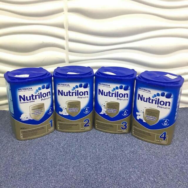 Sữa Nutrilon số 1, hàng xách tay Séc, hộp 800g