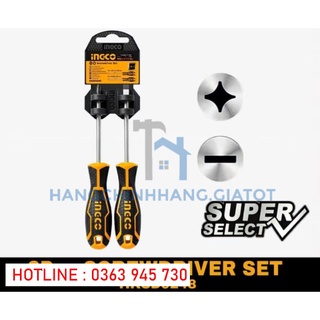 Đồ nghề ingco bộ 2 tua vít hksd0248