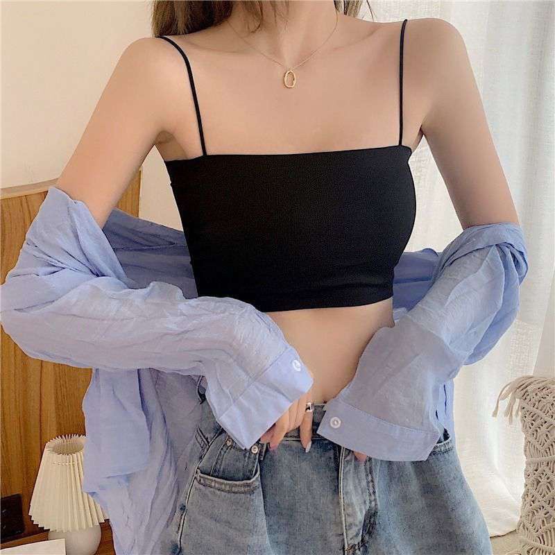 ÁO ỐNG SU BRA 2 DÂY -ÁO QUÂY Su 2 DÂY. free size từ 30-45kg. shop có đủ màu như hình. Hình Thật