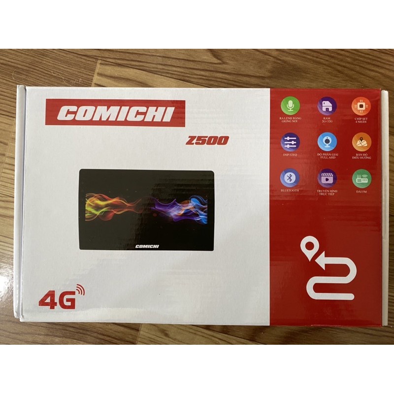 Màn hình Android Comichi Z500. Ram 2GB bộ nhớ 32GB, cắm sim 4G