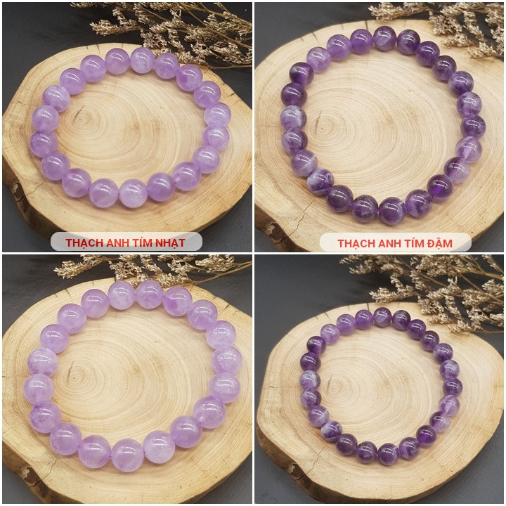 Vòng tay Phong thủy DATHACHANH Trắng Vàng Tím Xanh Đen Đỏ Hồng may mắn, tài lộc, bình an phù hợp Nam Nữ các Mệnh | BigBuy360 - bigbuy360.vn