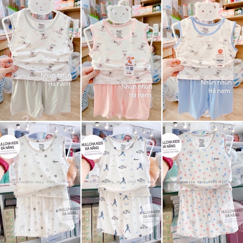 (Hà nam)Bộ sát nách/ba lỗ mẫu mới Avaler sợi tre