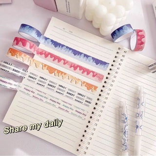 Set chiết washi hoa