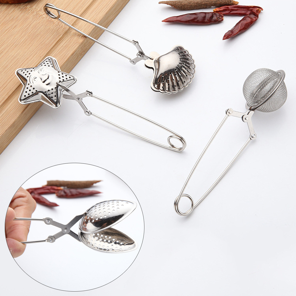 Dụng cụ lọc trà chất liệu thép không gỉ hình dáng ngộ nghĩnh
