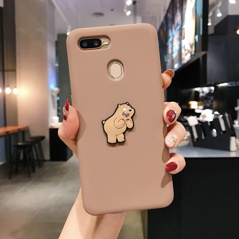 Ốp điện thoại hình 3 chú gấu DIY cho Samsung A71 A51 A21 A01 A11 A70 A50s A30s A10s A20s M10 M30s A6 Plus 2018 SG-7 | BigBuy360 - bigbuy360.vn