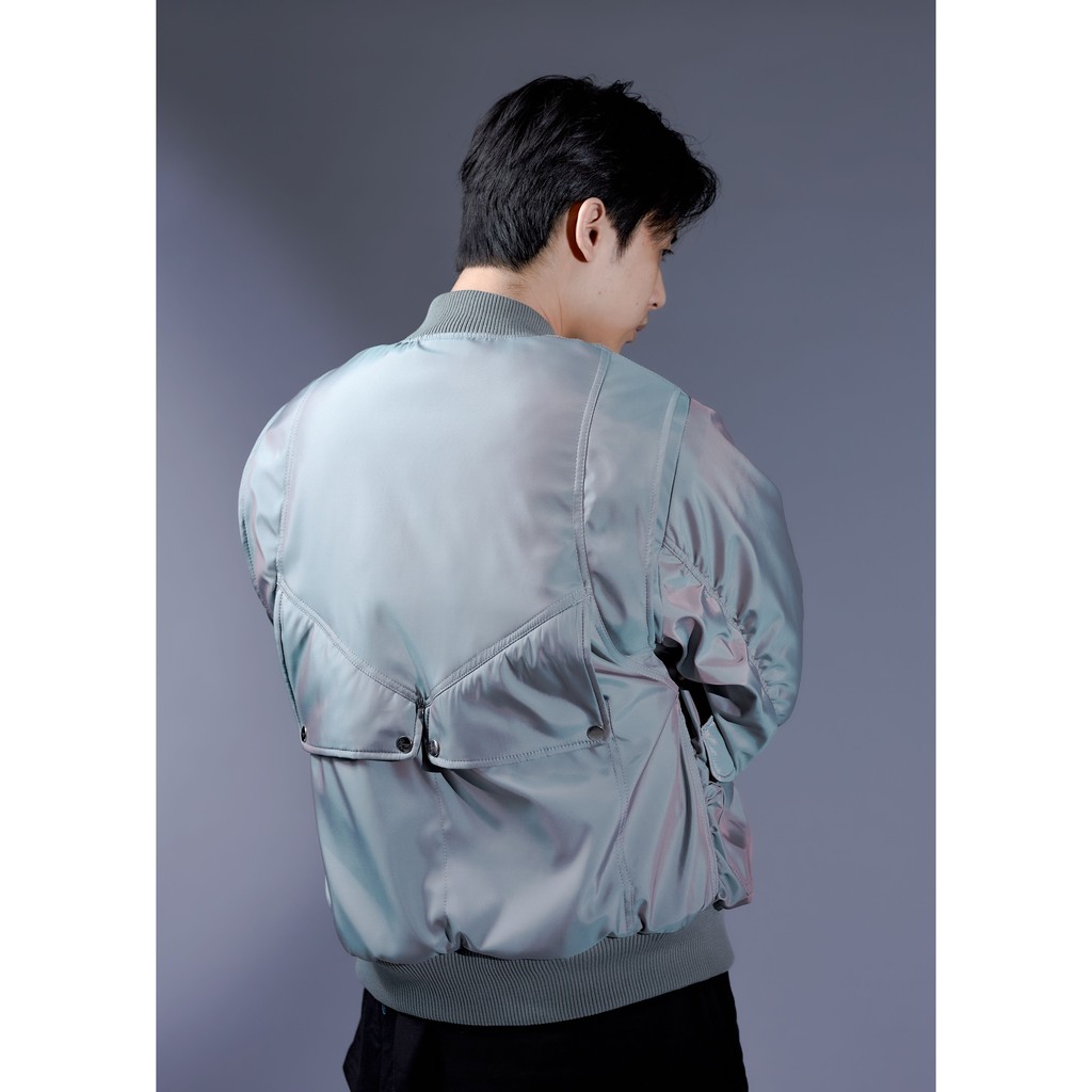 Áo bomber nam 2 lớp lót bông dày dặn form thoải mái SNAZZY BOMBER V6