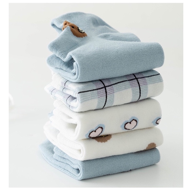 Tất vớ nữ cổ ngắn chống hôi chân tất lười cotton co giãn tốt hàng Quảng Châu vớ dễ thương