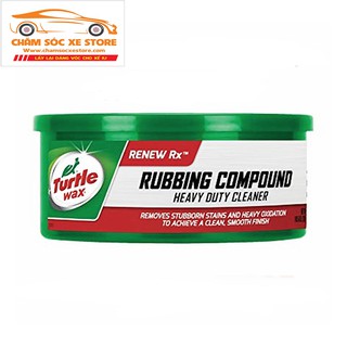 Sáp đánh bóng và xóa xước sơn xe nặng Turtle Wax Rubbing compound 298g chamsocxe