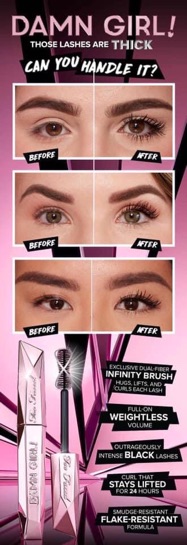 Mascara Too Faced làm dày và dài mi 6ml