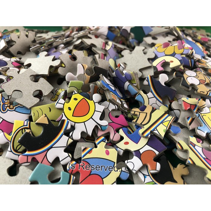 Tranh xếp hình Puzzle Sáng Tạo phiên bản "Doraemon và làng hoa mặt trời" ( 1000 miếng )