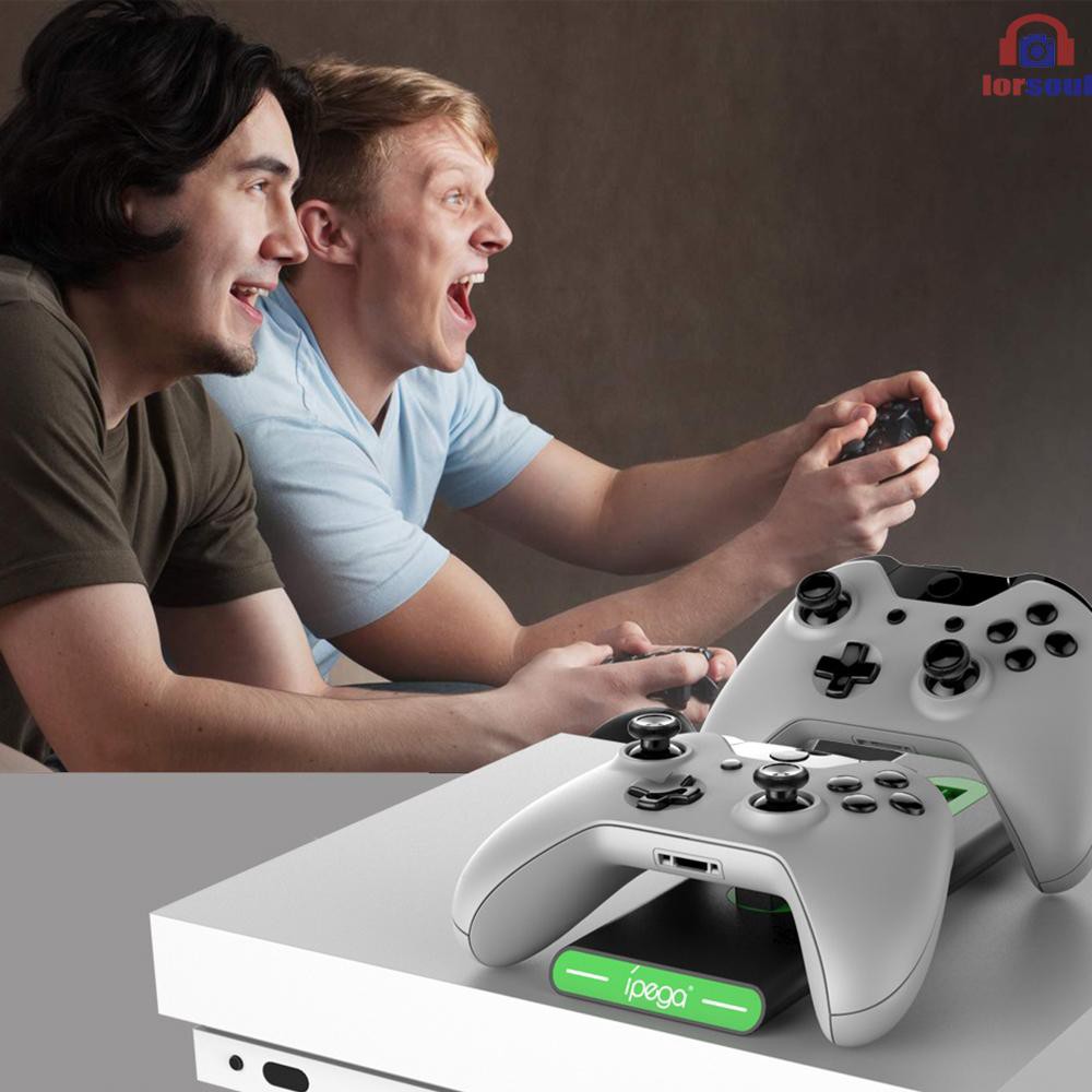 Đế Sạc Đôi Có Đèn Led Và Dây Cáp Điều Khiển Chơi Game Xbox One / One S / One X Ipega Pg-xb003