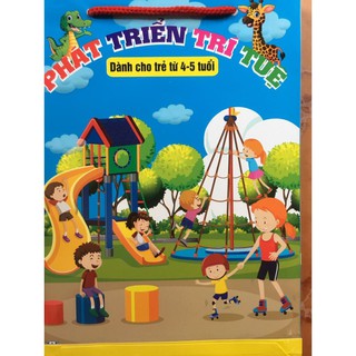Bộ 8 quyển phát triển trí tuệ vừa học vừa chơi cho bé 4-5 tuổi