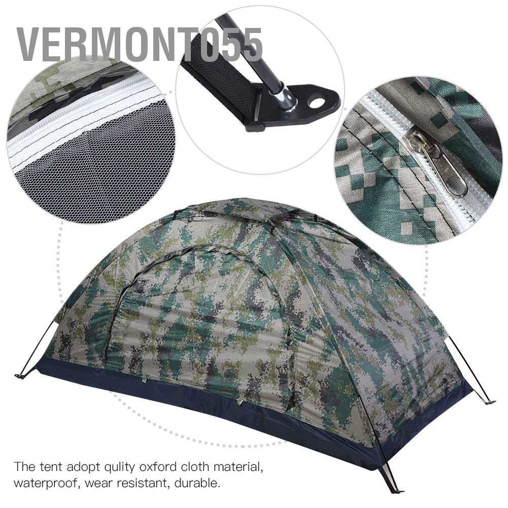 Có thể bán buôn Hoạt động ngoài trời di động Lều cắm trại chống gió có hoa văn vermont055 Hàng giao ngay