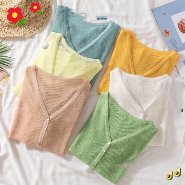 A3_Áo Khoác Len Mỏng Form Ôm Chất Đẹp | BigBuy360 - bigbuy360.vn