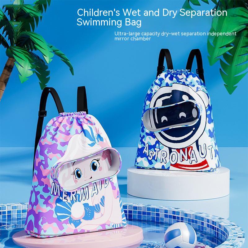 Túi Đựng Đồ Đi Bơi Chống Thấm Nước Họa Tiết Hoạt Hình Dễ Thương Cho Bé