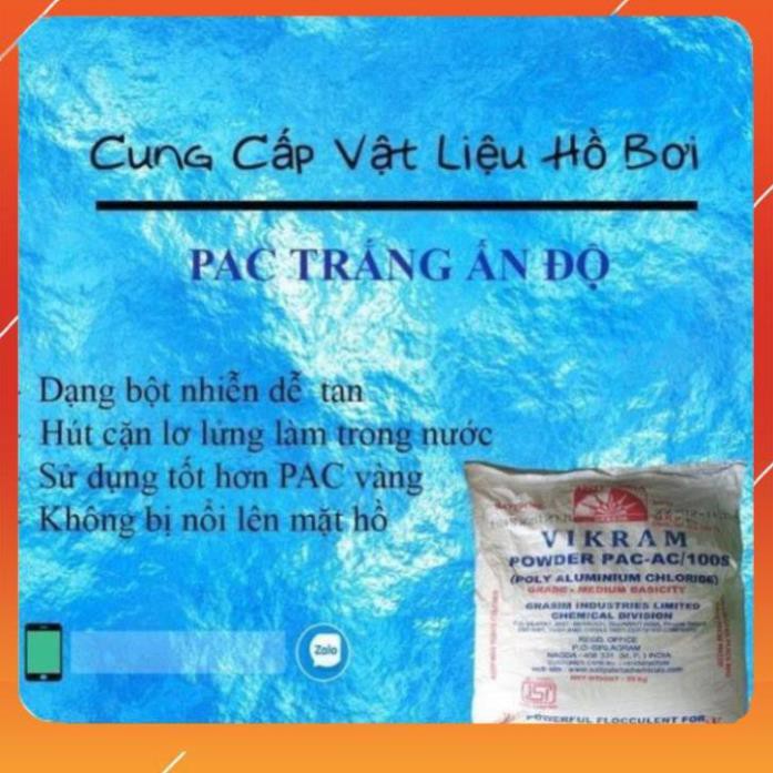1kg-PAC Bột Nhiễn Hút Cặn Lơ Lưng Trong Nước#PAC ấn Độ !