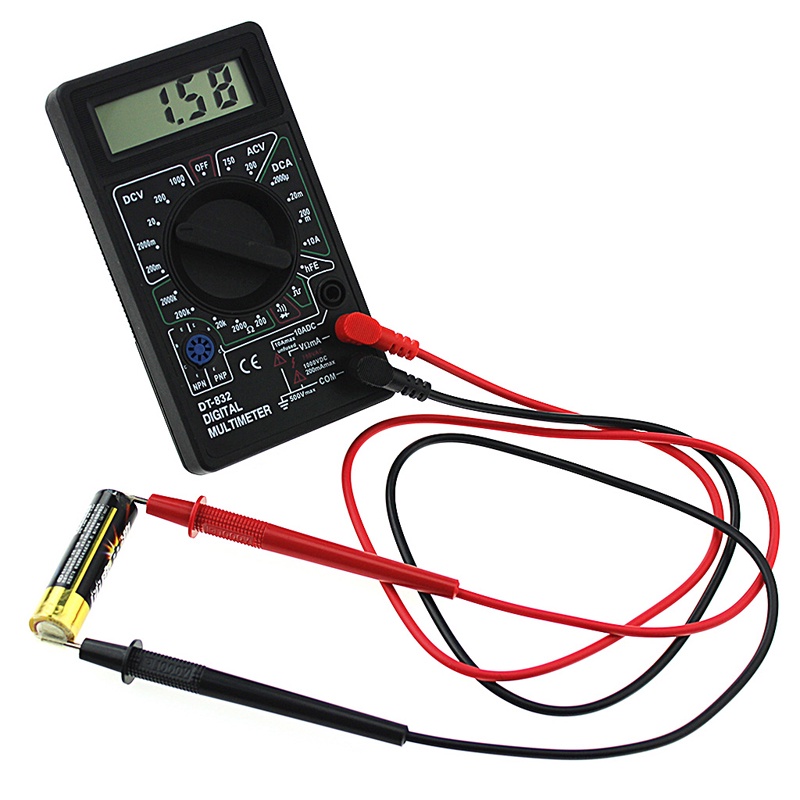 Vạn Năng Kế Kỹ Thuật Số zong DT832 Màn Hình LCD Đa Năng