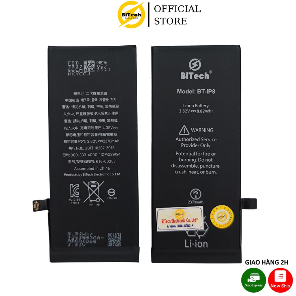 Pin điện thoại dung lượng cao BITECH BT-8G