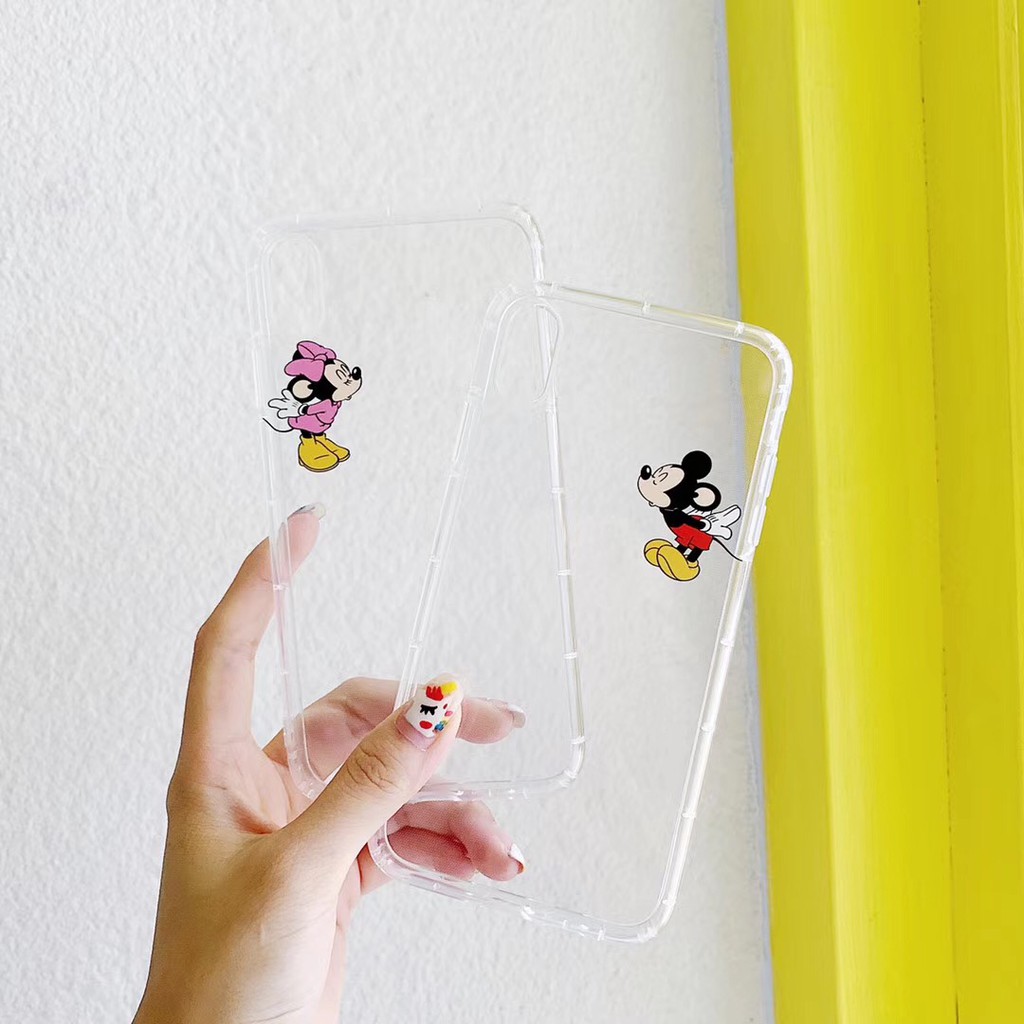Ốp điện thoại TPU hình hoạt hình Mickey/ Minnie dễ thương cho iPhone11 11Pro 11Promax 7plus 8 X XR XS | BigBuy360 - bigbuy360.vn