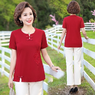 Áo thun trung niên chất cotton