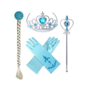 [ VIDEO ẢNH THẬT ] SET PHỤ KIỆN ELSA CAO CẤP CHO BÉ