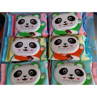 KHĂN GIẤY ƯỚT PHÚ ĐẠT HÌNH GẤU 120 TỜ