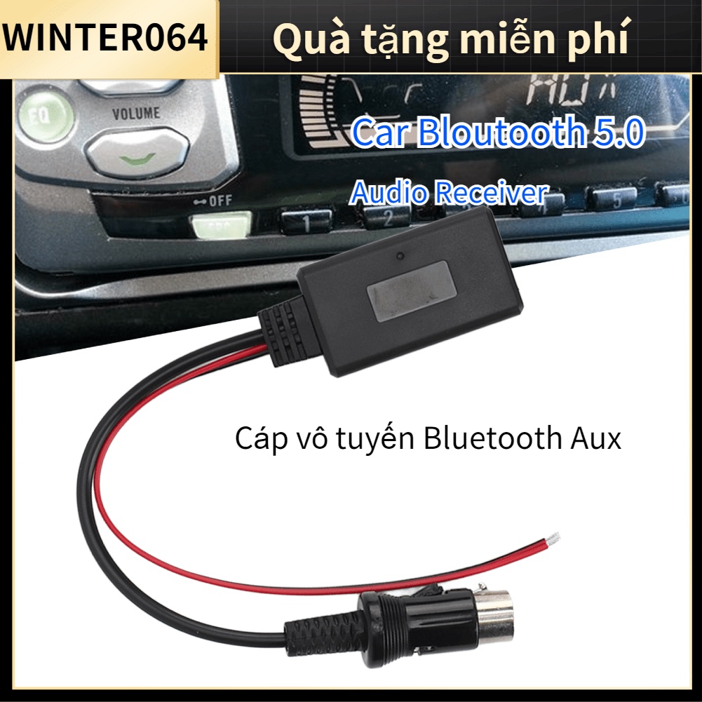 Mô-đun Bluetooth 13 chân Bộ chuyển đổi âm nhạc Aux Cáp thanh thay thế cho Kenwood KRC 553 CA C2AX KCA IP500 C1AX Winter064