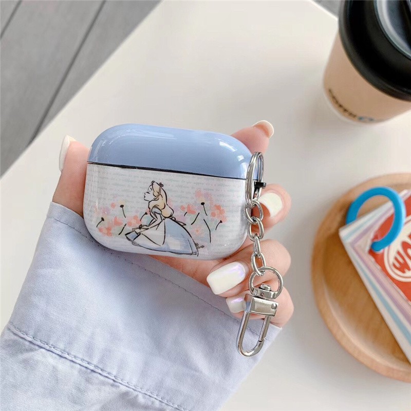 Vỏ Bảo Vệ Hộp Đựng Tai Nghe Airpod Pro Hình Mèo Alice In Wonderland Miao Mao Dễ Thương Ốp