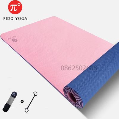 Thảm tập Yoga PIDO Chất liệu TPE 6mm Cao Cấp – Tặng kèm túi đựng