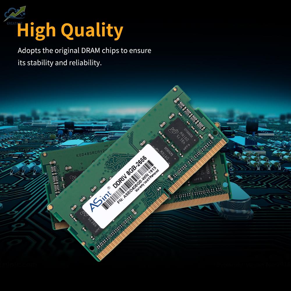 Thẻ Nhớ Máy Tính Asint So-Ddr4-2666 - 4gb Ddr4 2666mhz Laptop Ram 240pin | BigBuy360 - bigbuy360.vn