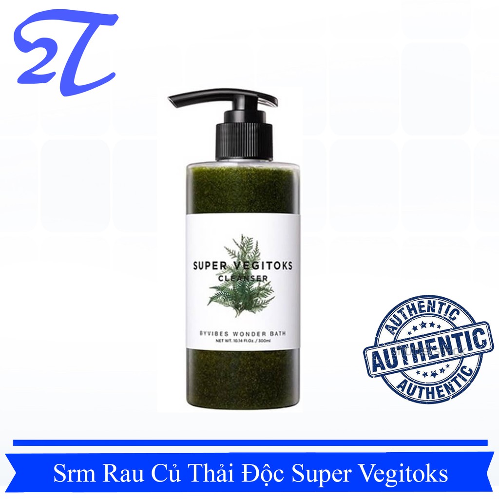 [AUTH] Sữa Rửa Mặt Rau Củ Thải Độc Super Vegitoks Cleanser 300ml