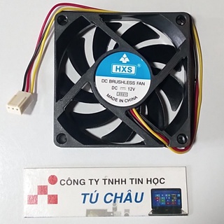 Quạt 7cm / dày 1.5cm - điện áp dc 12v