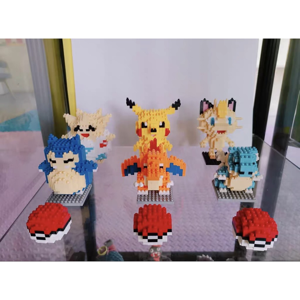 Bộ đồ chơi lắp ráp mô hình Pokemon nhiều chi tiết